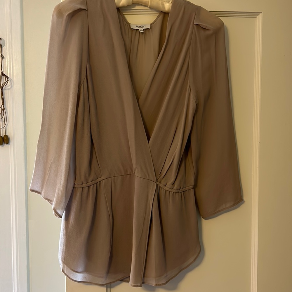 Babton 100% silk blouse size medium